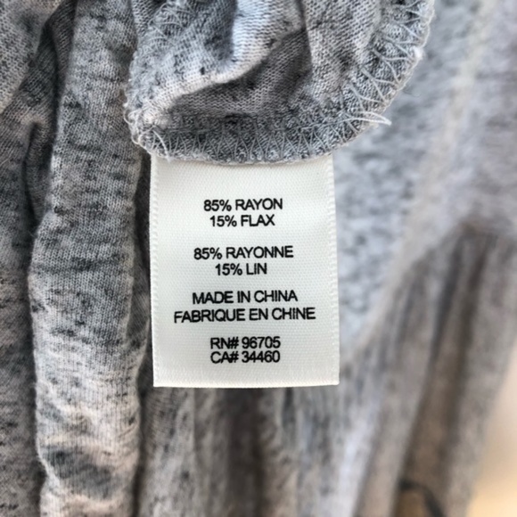 Rebecca Taylor Grey Ruffle Open Back Dress - Picture 4 of 8